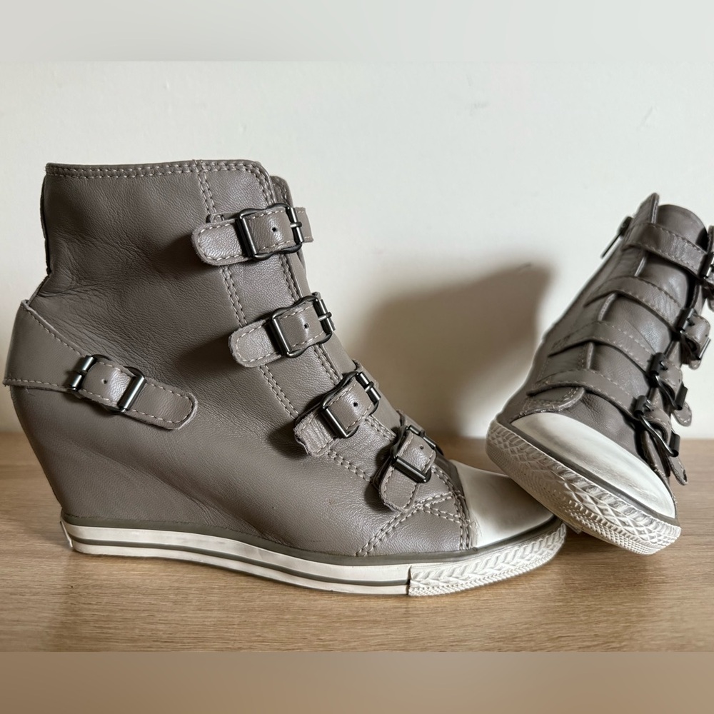 Ash Femme Genial Coin Sneaker Perkish Cuir (340527) Women's Size 37
